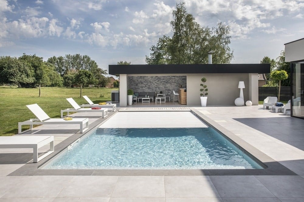 volet immergé piscine